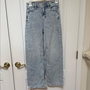 American Eagle Outfitters Light Blue Straight Leg Jeans